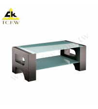 R字型客廳主桌-黑色不銹鋼電鍍(CT-R01SSC) 